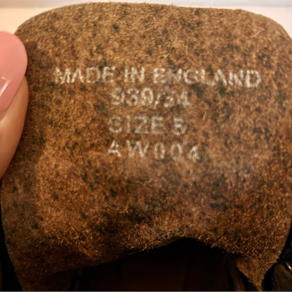 Dr. Martens Vintage The Original Air Cushion Soles Black Leather Boots 939 S 7 - Picture 8 of 9